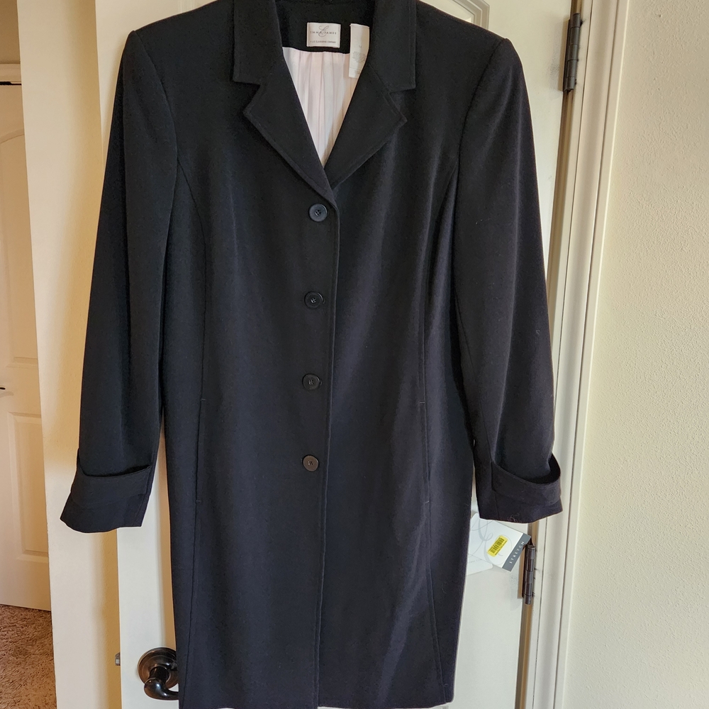 New Elegant Black Women's Coat